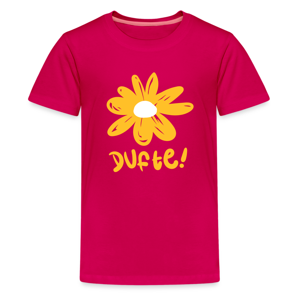 Dufte - Teenager Premium T-Shirt - dunkles Pink