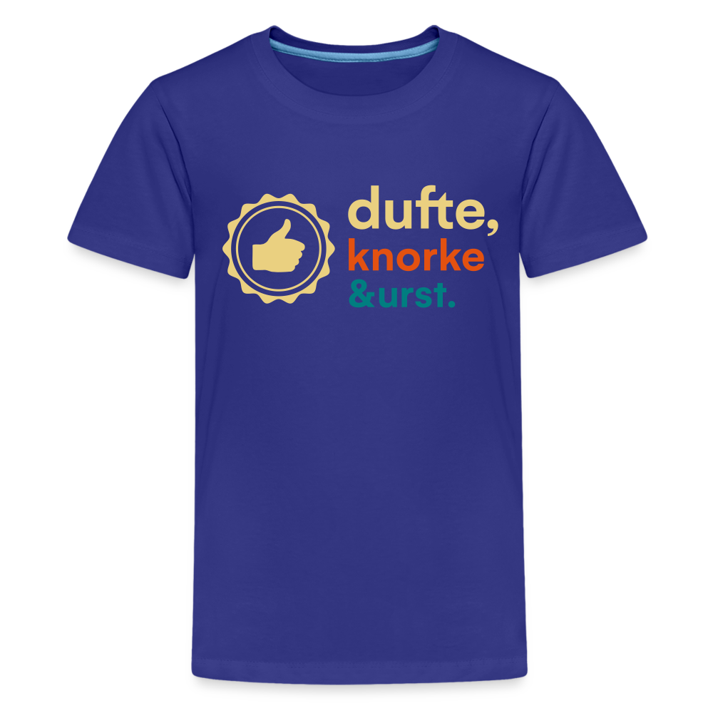 Dufte, Knorke, Urst - Teenager Premium T-Shirt - Königsblau