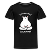 Einjeatmet - Teenager Premium T-Shirt - Schwarz