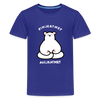 Einjeatmet - Teenager Premium T-Shirt - Königsblau