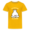 Einjeatmet - Teenager Premium T-Shirt - Sonnengelb