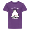Einjeatmet - Teenager Premium T-Shirt - Lila