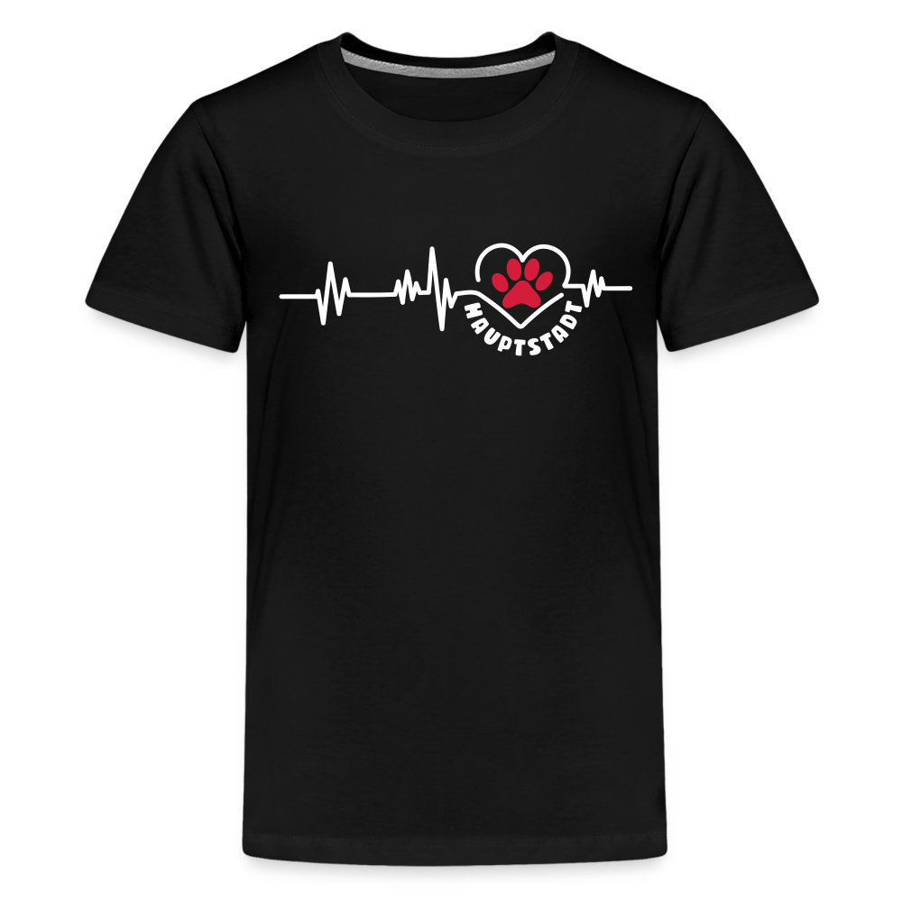 Haupstadt - Teenager Premium T-Shirt - Schwarz