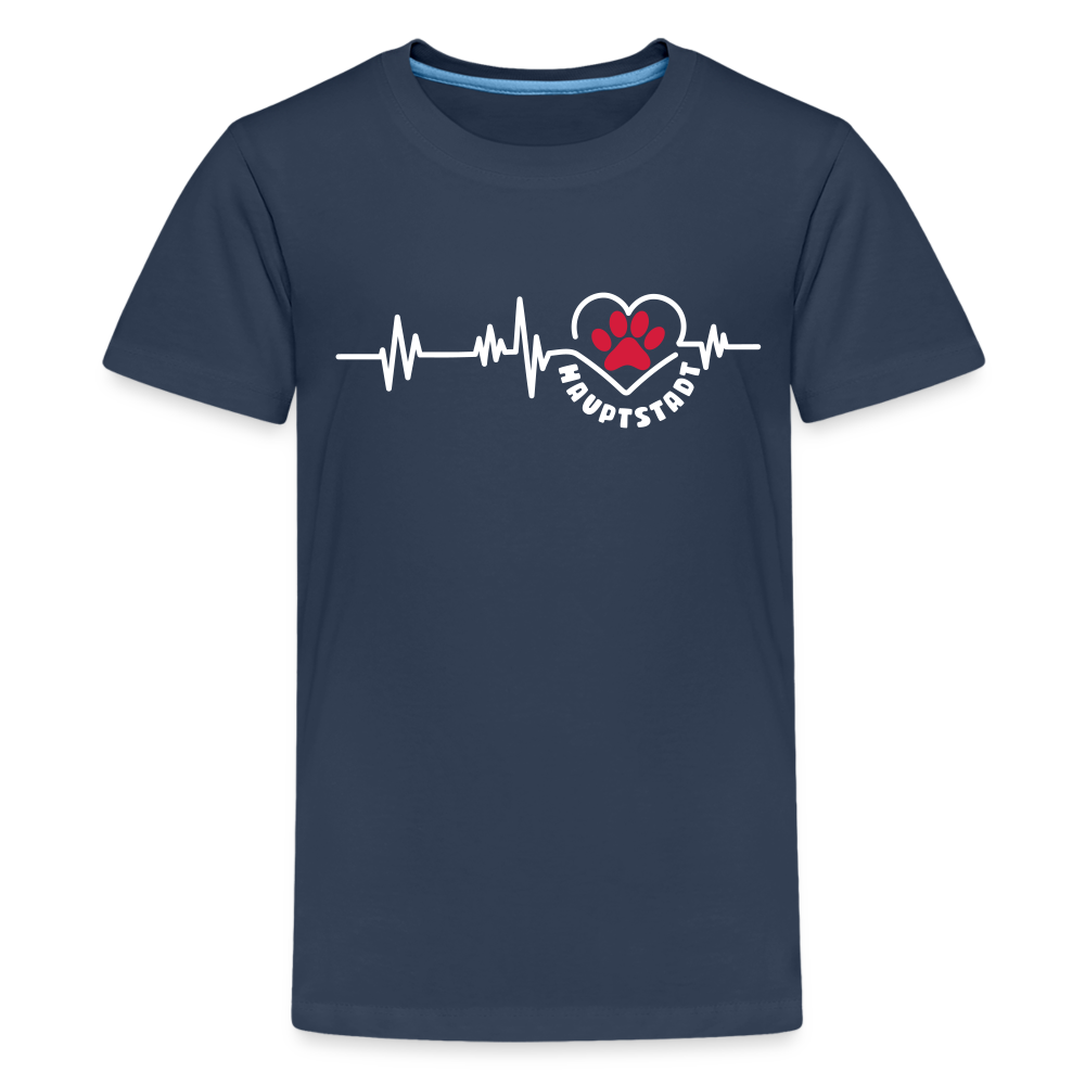 Haupstadt - Teenager Premium T-Shirt - Navy