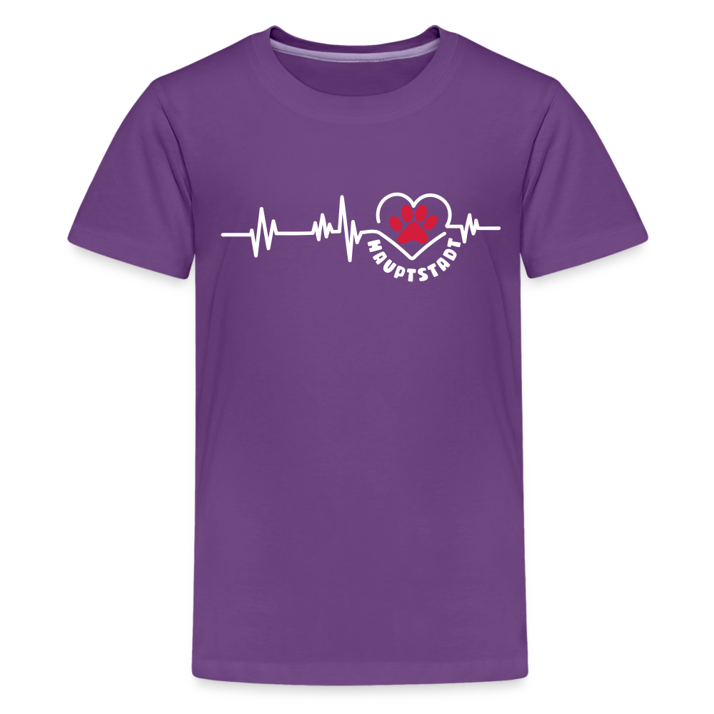 Haupstadt - Teenager Premium T-Shirt - Lila