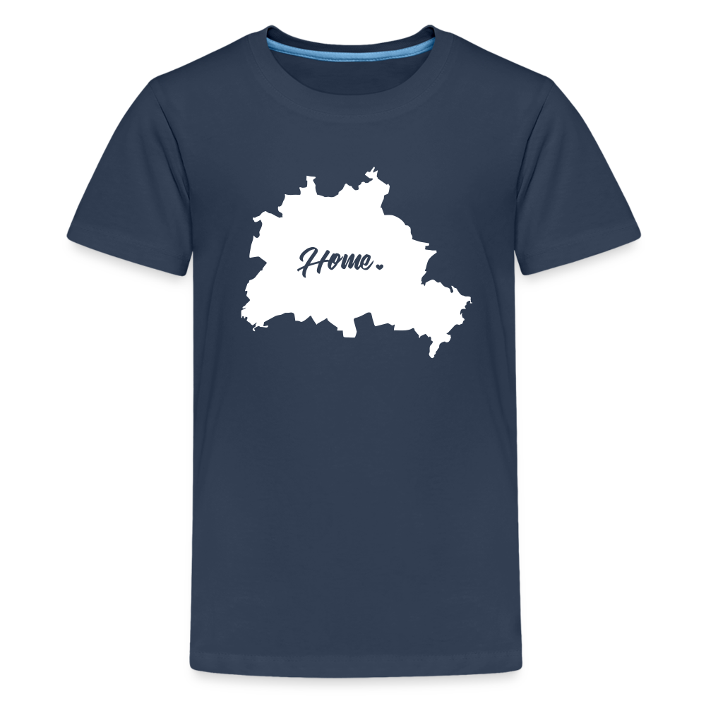 Heimat Berlin - Teenager Premium T-Shirt - Navy