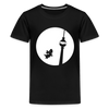 Hund am Fernsehturm - Teenager Premium T-Shirt - Schwarz