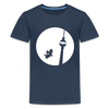 Hund am Fernsehturm - Teenager Premium T-Shirt - Navy