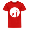 Hund am Fernsehturm - Teenager Premium T-Shirt - Rot