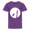 Hund am Fernsehturm - Teenager Premium T-Shirt - Lila
