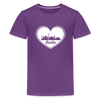 I love Berlin weiß - Teenager Premium T-Shirt - Lila