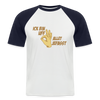 Ick bin uff allet jefasst - Männer Baseball T-Shirt - Weiß/Navy