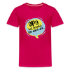 Ick darf dit! - Teenager Premium T-Shirt - dunkles Pink