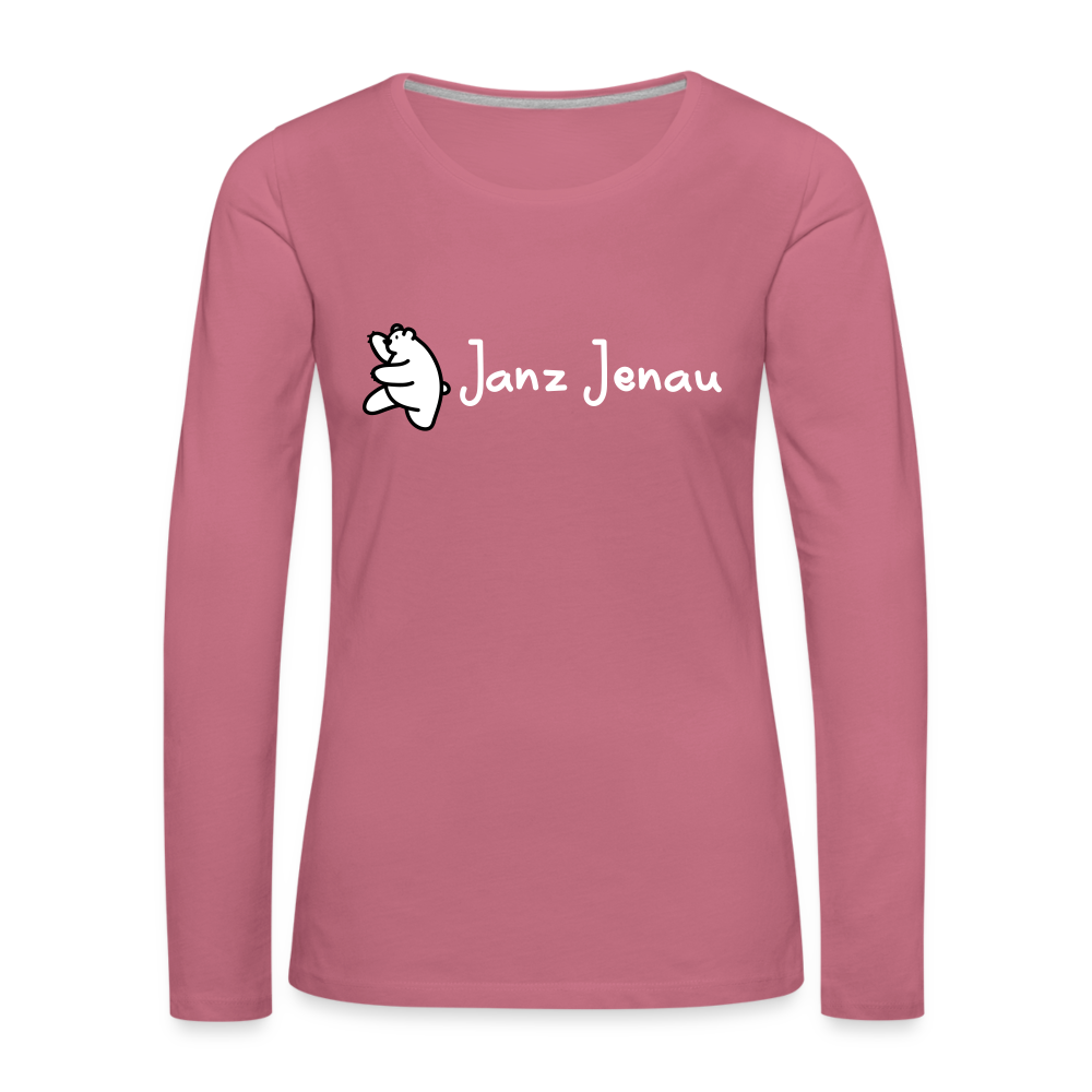 Janz Jenau - Frauen Premium Langarmshirt - Malve
