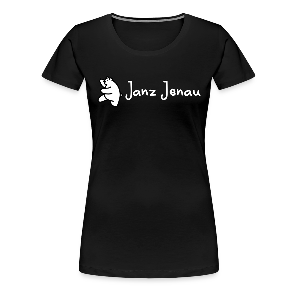 Janz Jenau - Frauen Premium T-Shirt - Schwarz