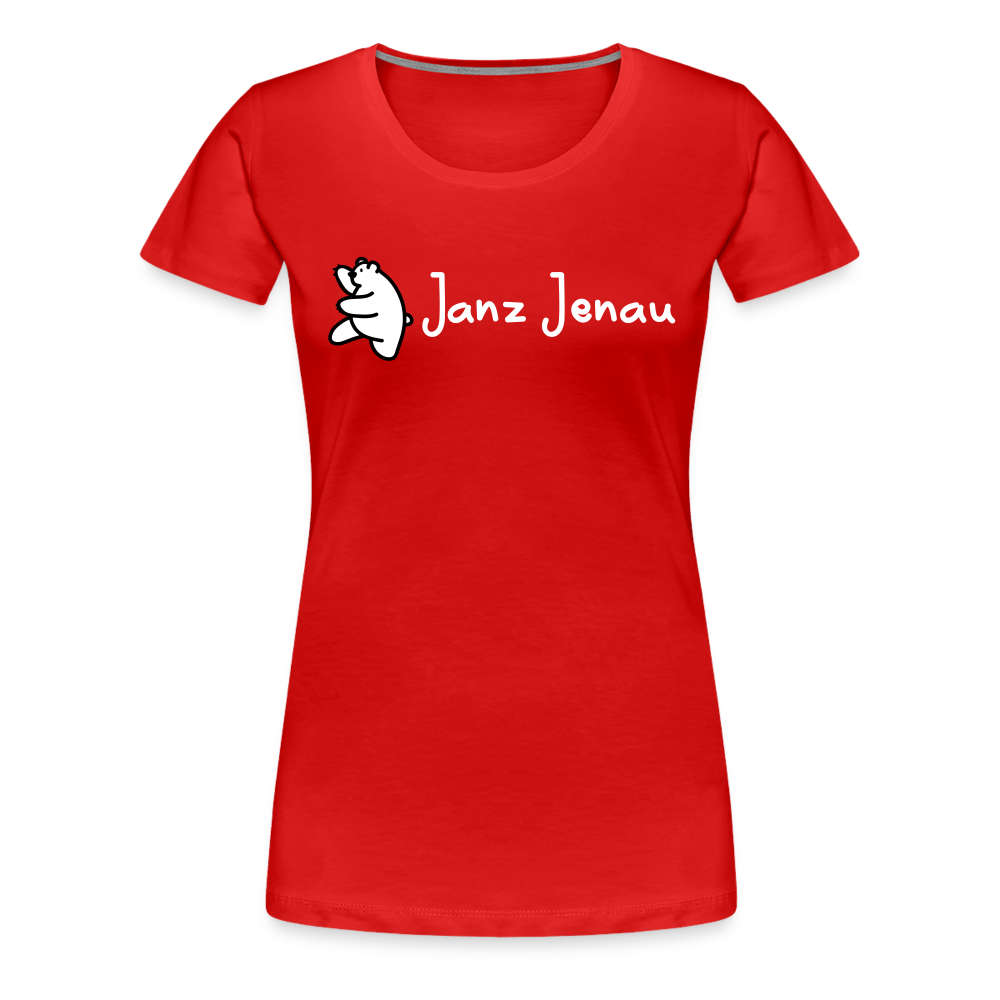 Janz Jenau - Frauen Premium T-Shirt - Rot