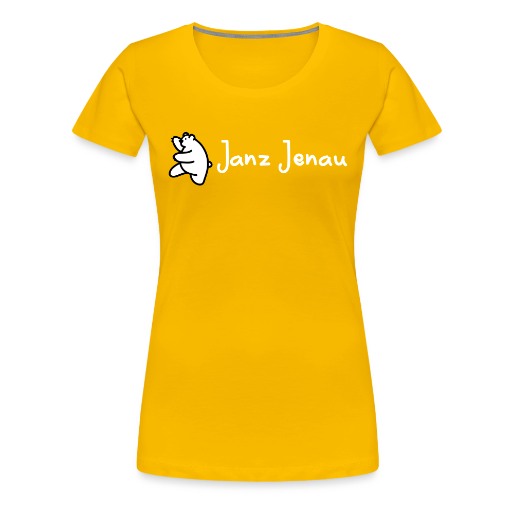 Janz Jenau - Frauen Premium T-Shirt - Sonnengelb