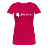 Janz Jenau - Frauen Premium T-Shirt - dunkles Pink