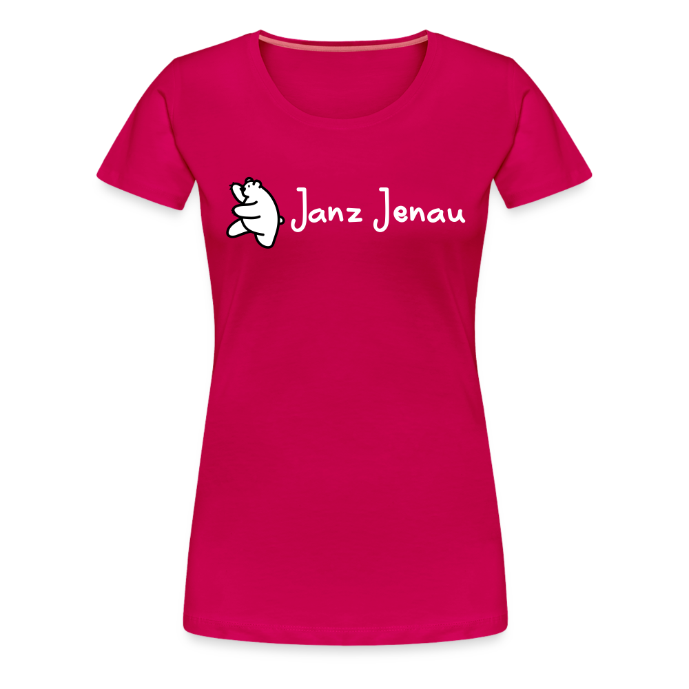 Janz Jenau - Frauen Premium T-Shirt - dunkles Pink