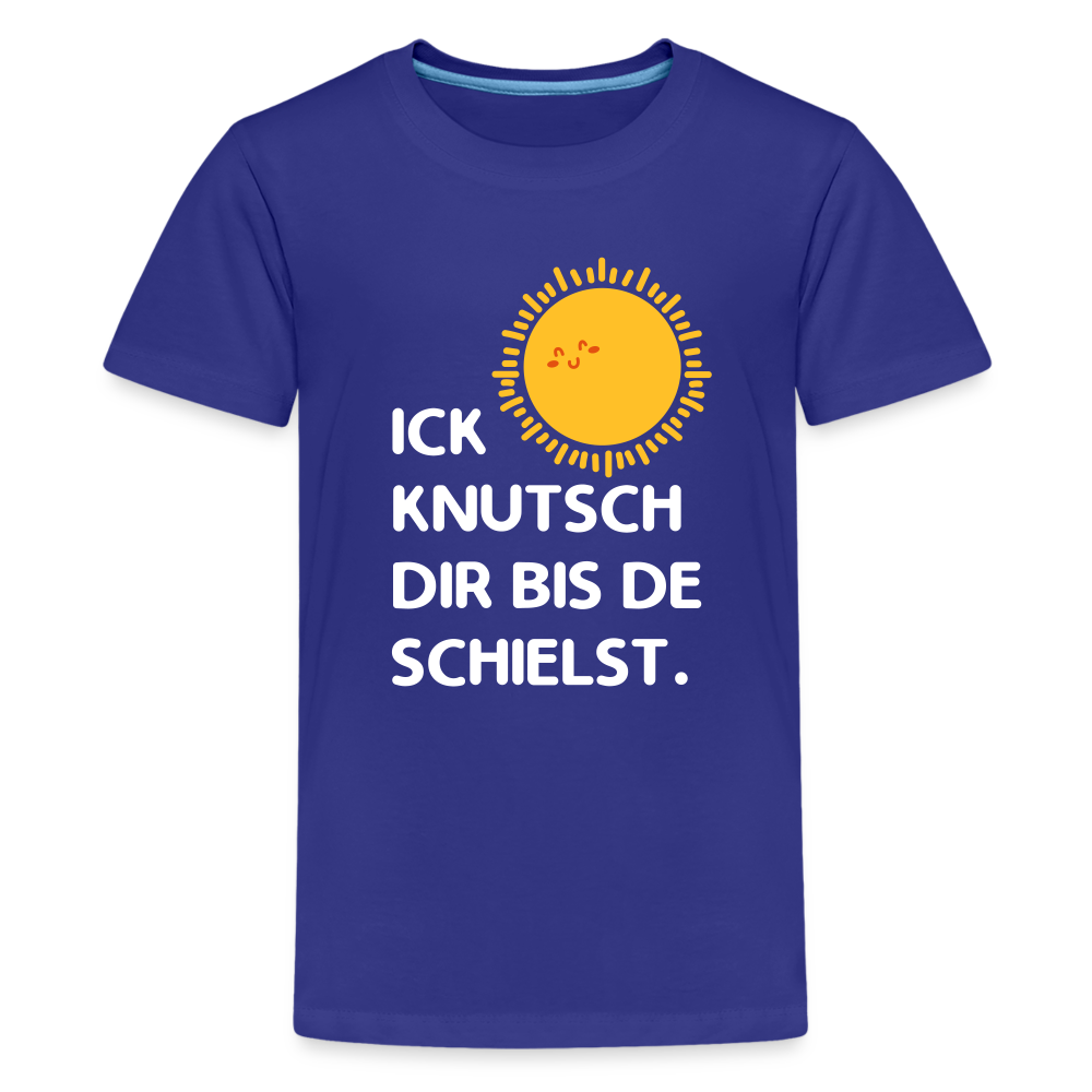 Ick knutsch dir Sonne! - Teenager Premium T-Shirt - Königsblau