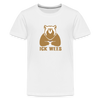 Ick Wees - Kinder Premium T-Shirt - weiß