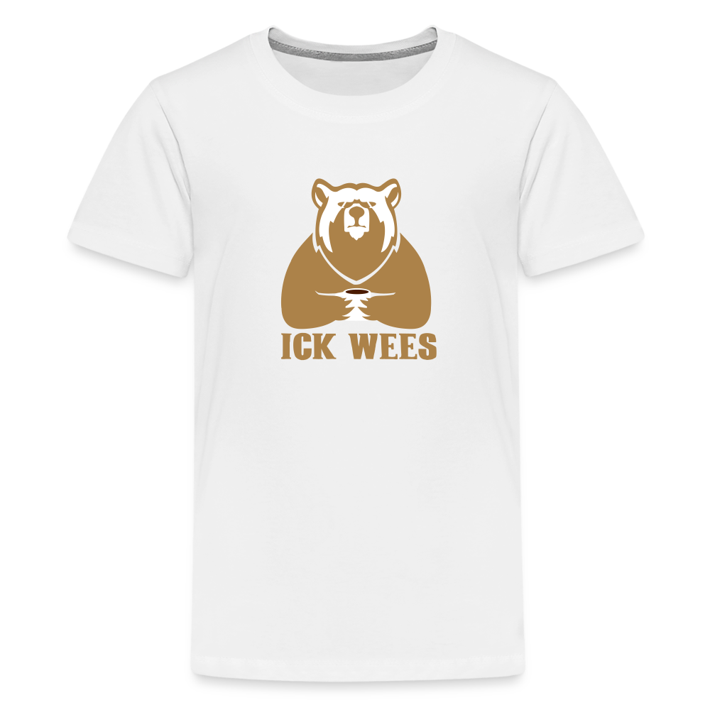Ick Wees - Kinder Premium T-Shirt - weiß