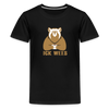 Ick Wees - Kinder Premium T-Shirt - Schwarz