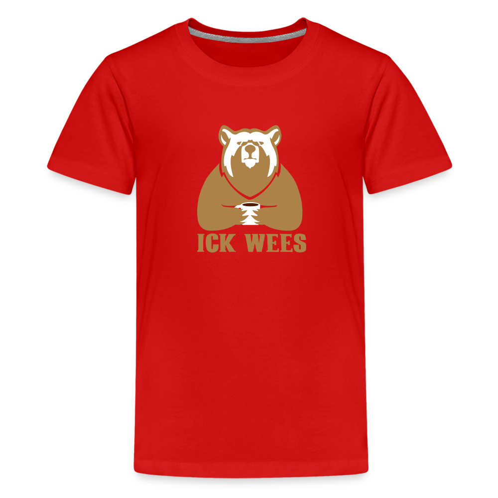 Ick Wees - Kinder Premium T-Shirt - Rot