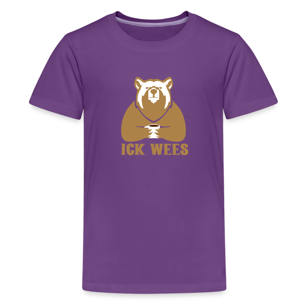 Ick Wees - Kinder Premium T-Shirt - Lila