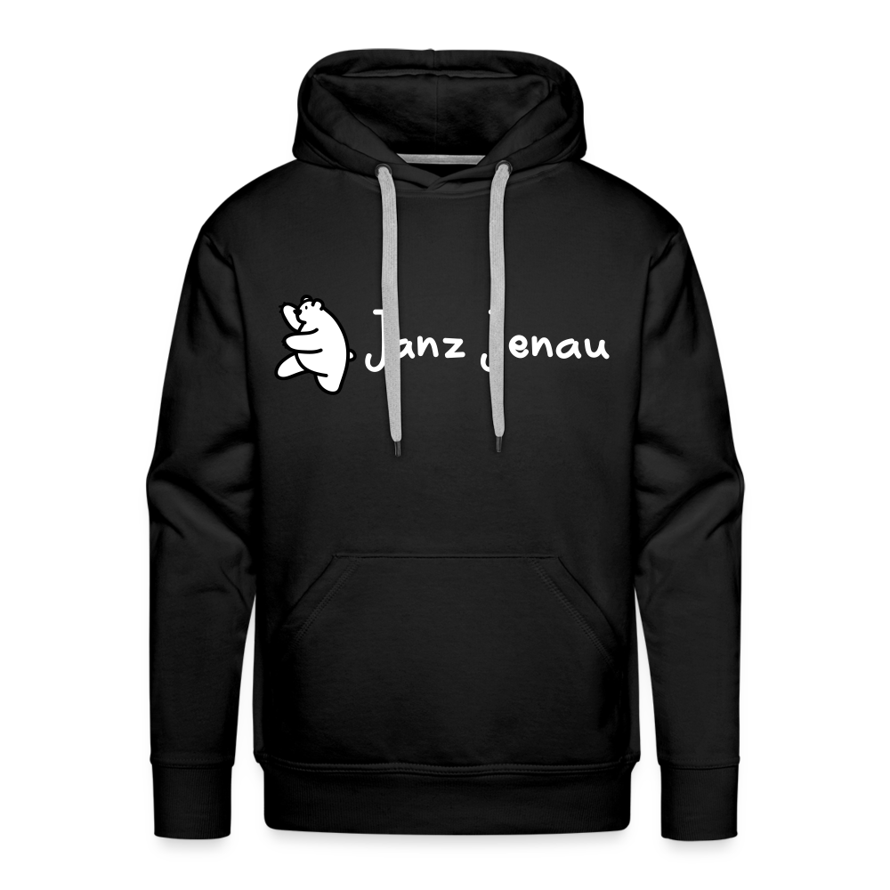 Janz Jenau - Männer Premium Hoodie - Schwarz