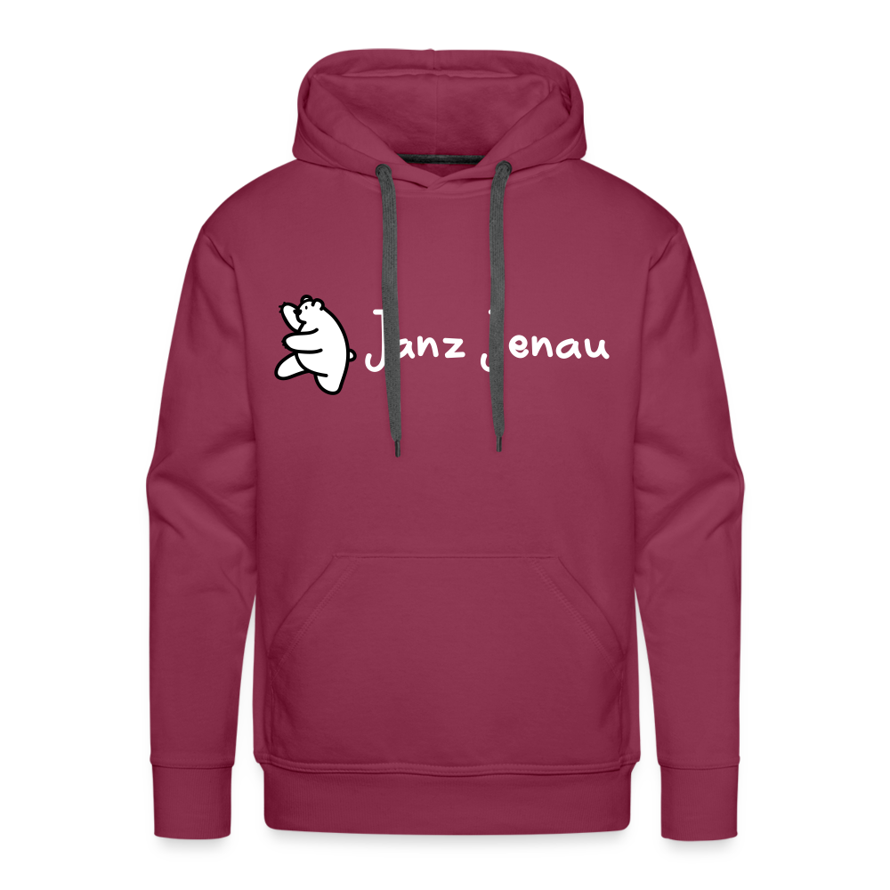 Janz Jenau - Männer Premium Hoodie - Bordeaux
