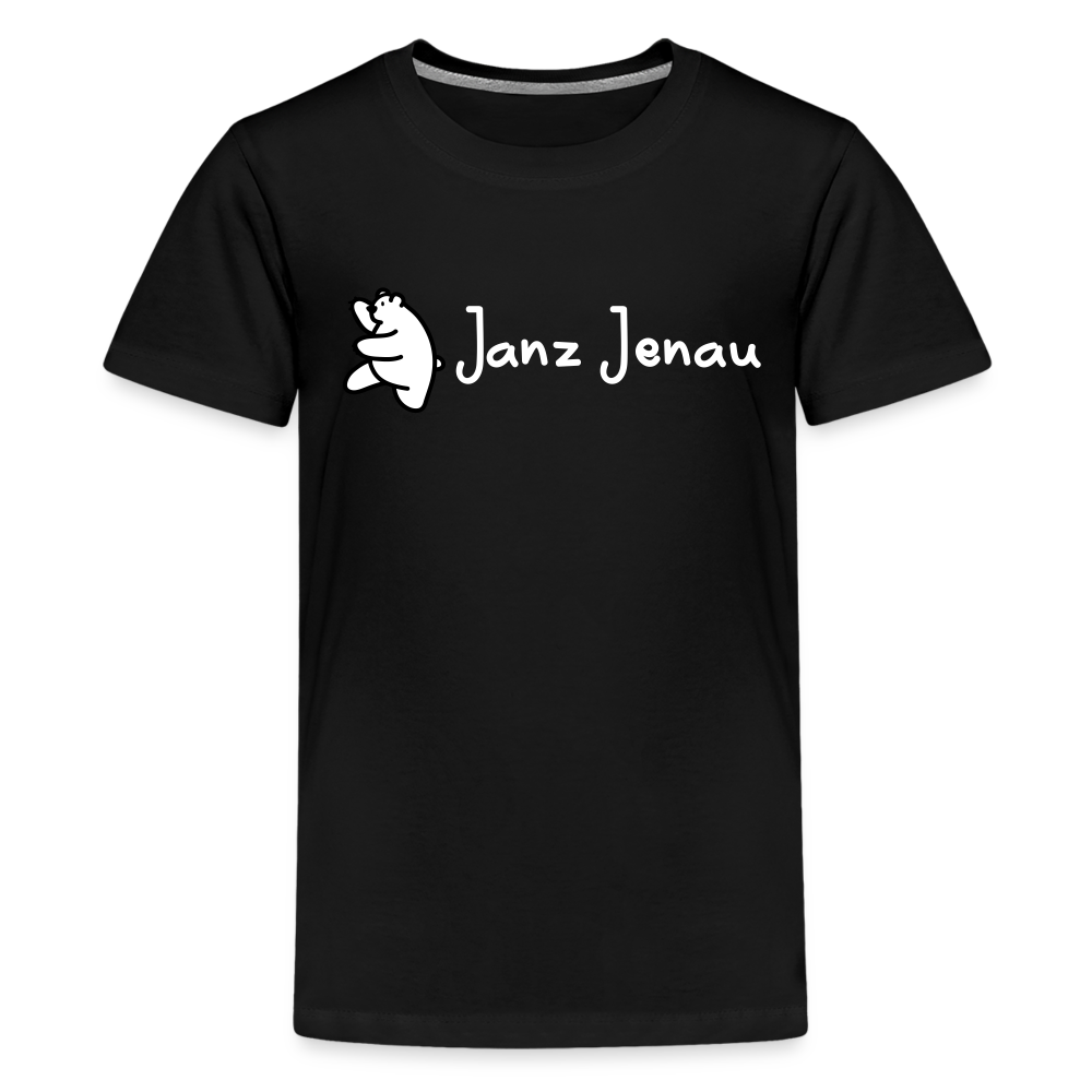 Janz Jenau - Teenager Premium T-Shirt - Schwarz
