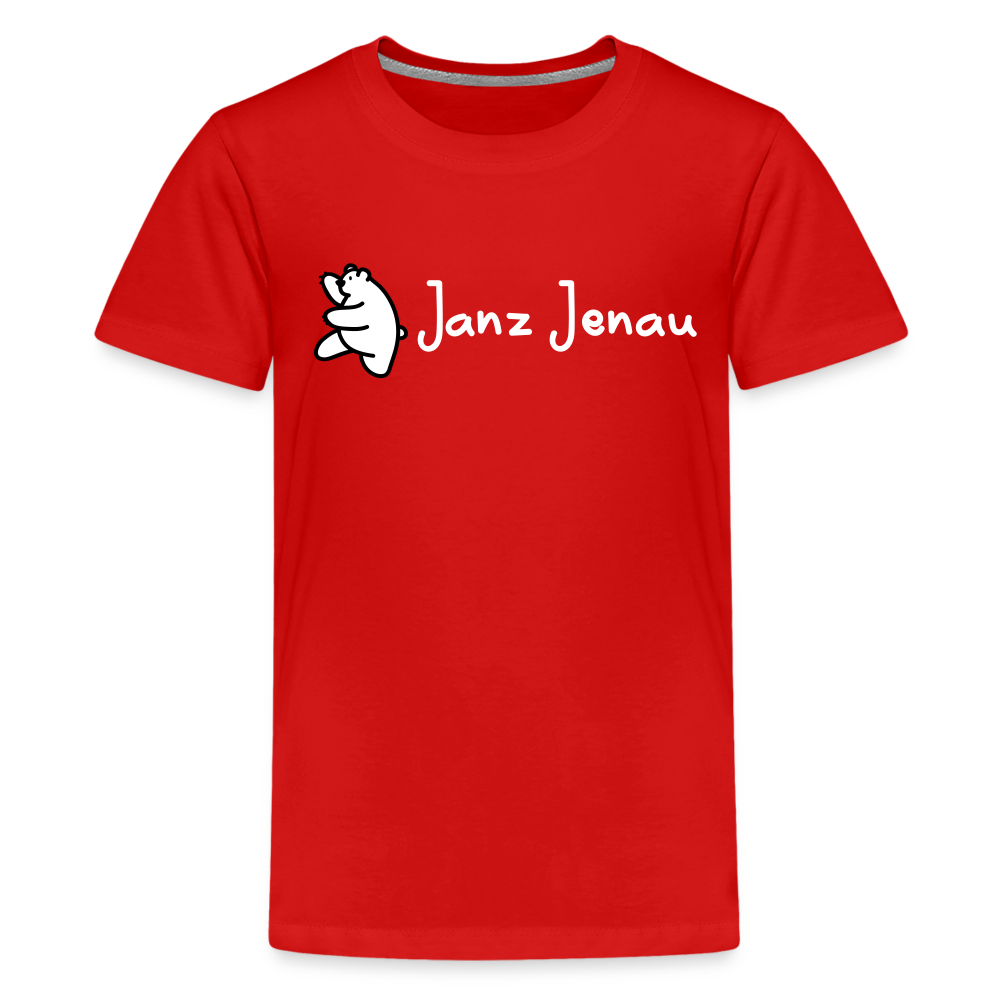 Janz Jenau - Teenager Premium T-Shirt - Rot