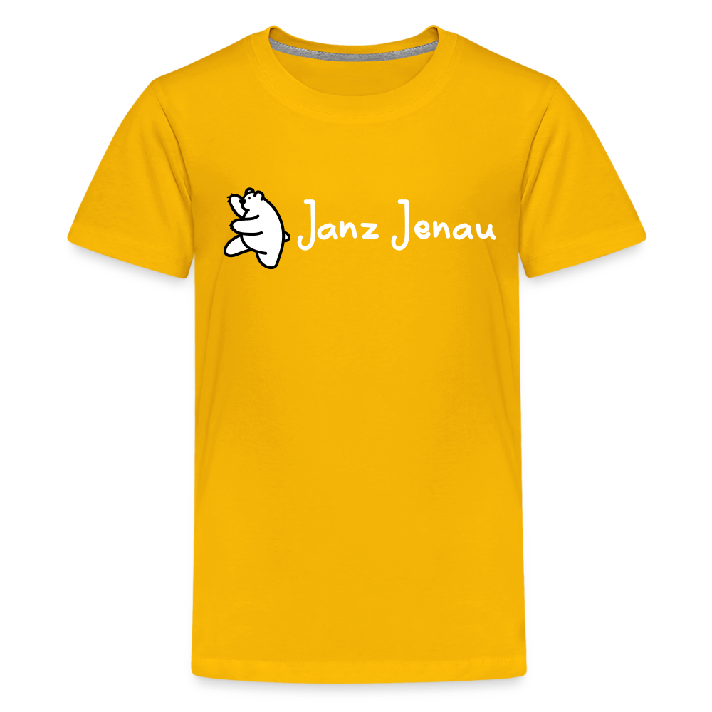 Janz Jenau - Teenager Premium T-Shirt - Sonnengelb