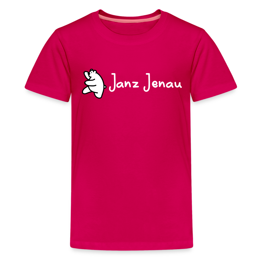 Janz Jenau - Teenager Premium T-Shirt - dunkles Pink