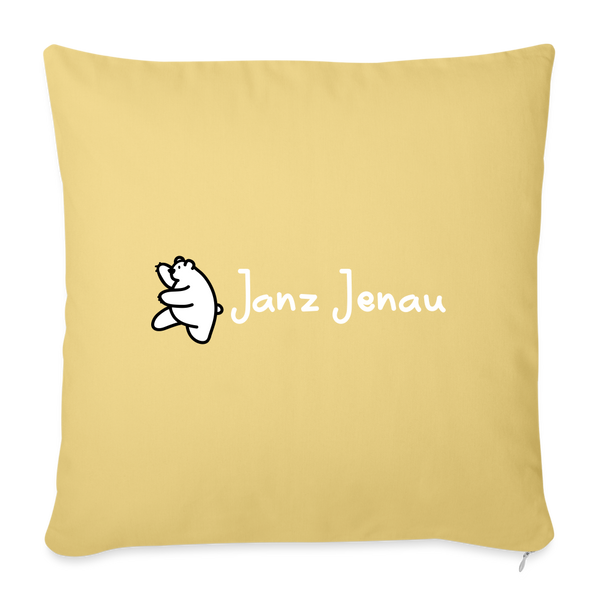 Janz Jenau - Sofakissen mit Füllung (45 x 45 cm) - Hellgelb