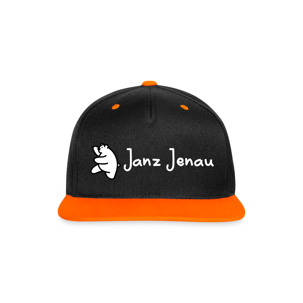 Janz Jenau - Snapback Cap - Schwarz/Neonorange