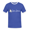 Janz Jenau - Männer Ringer T-Shirt - Blau/Weiß