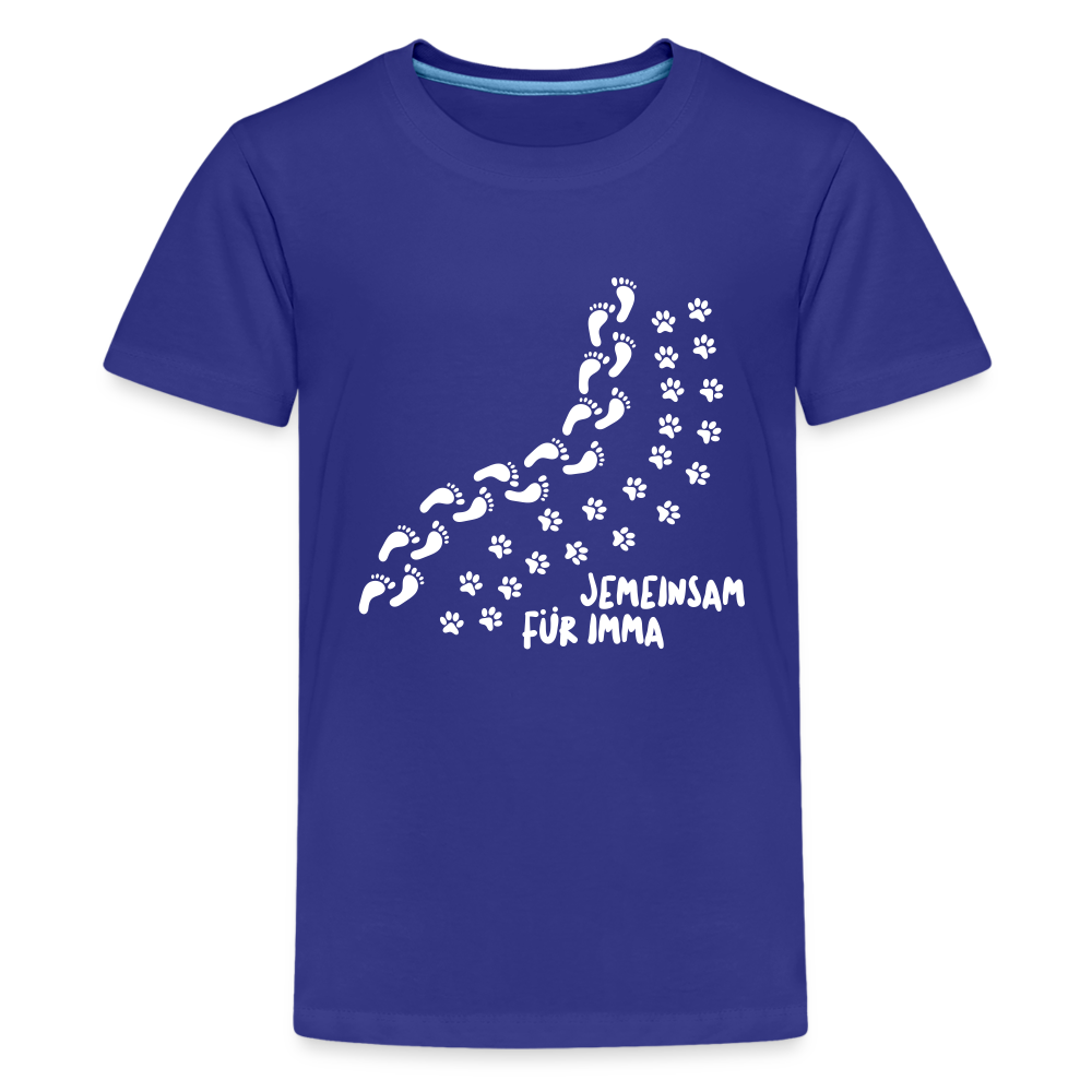 Jemeinsam Für Imma - Teenager Premium T-Shirt - Königsblau