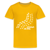 Jemeinsam Für Imma - Teenager Premium T-Shirt - Sonnengelb