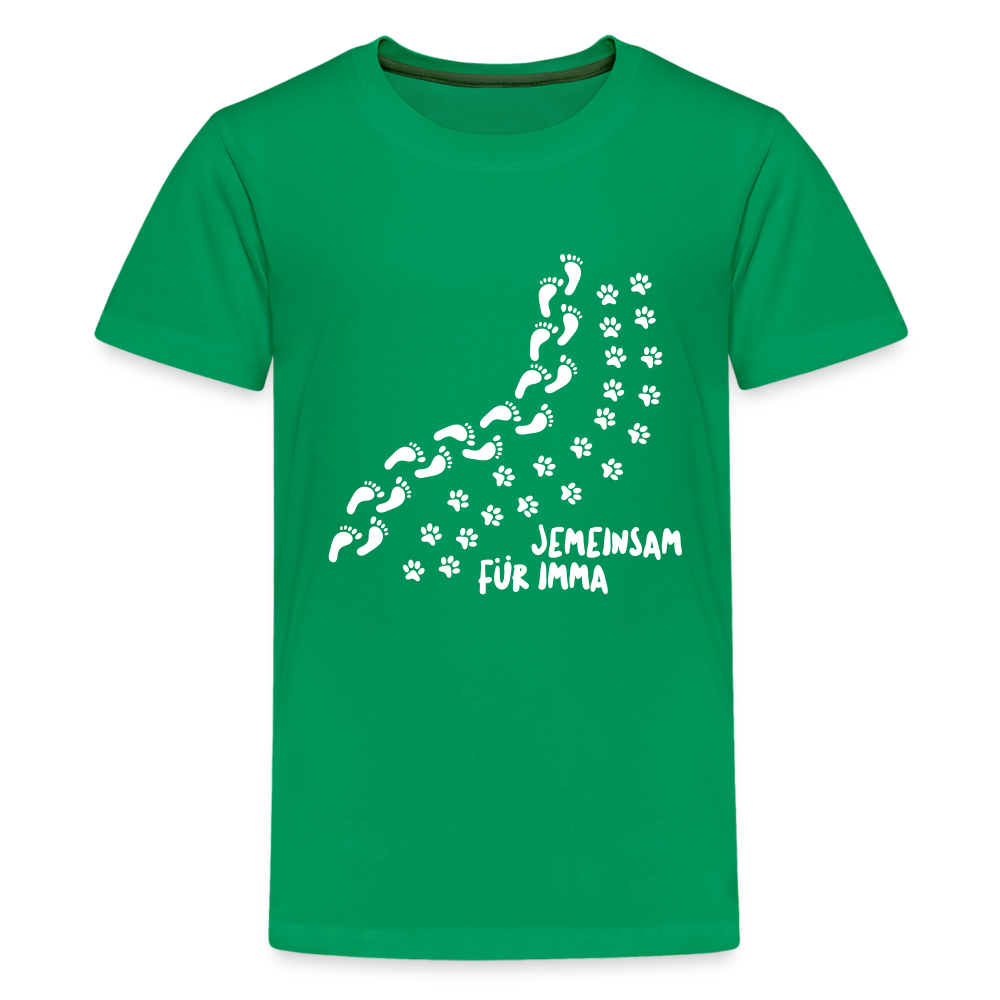 Jemeinsam Für Imma - Teenager Premium T-Shirt - Kelly Green