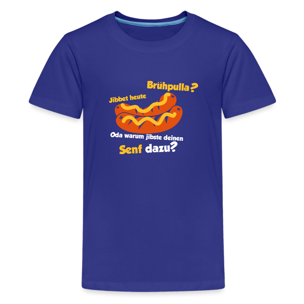 Jibbet Brühpulla - Teenager Premium T-Shirt - Königsblau