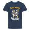 Juten Morjen, Backfeifenjesichta! - Teenager Premium T-Shirt - Navy