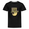 Keen Bock druff! - Teenager Premium T-Shirt - Schwarz