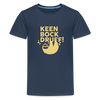 Keen Bock druff! - Teenager Premium T-Shirt - Navy
