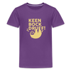 Keen Bock druff! - Teenager Premium T-Shirt - Lila