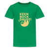 Keen Bock druff! - Teenager Premium T-Shirt - Kelly Green