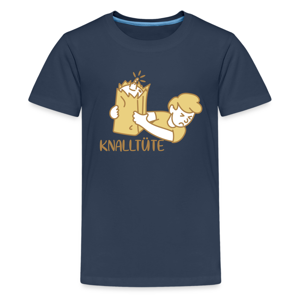 Knalltüte - Teenager Premium T-Shirt - Navy