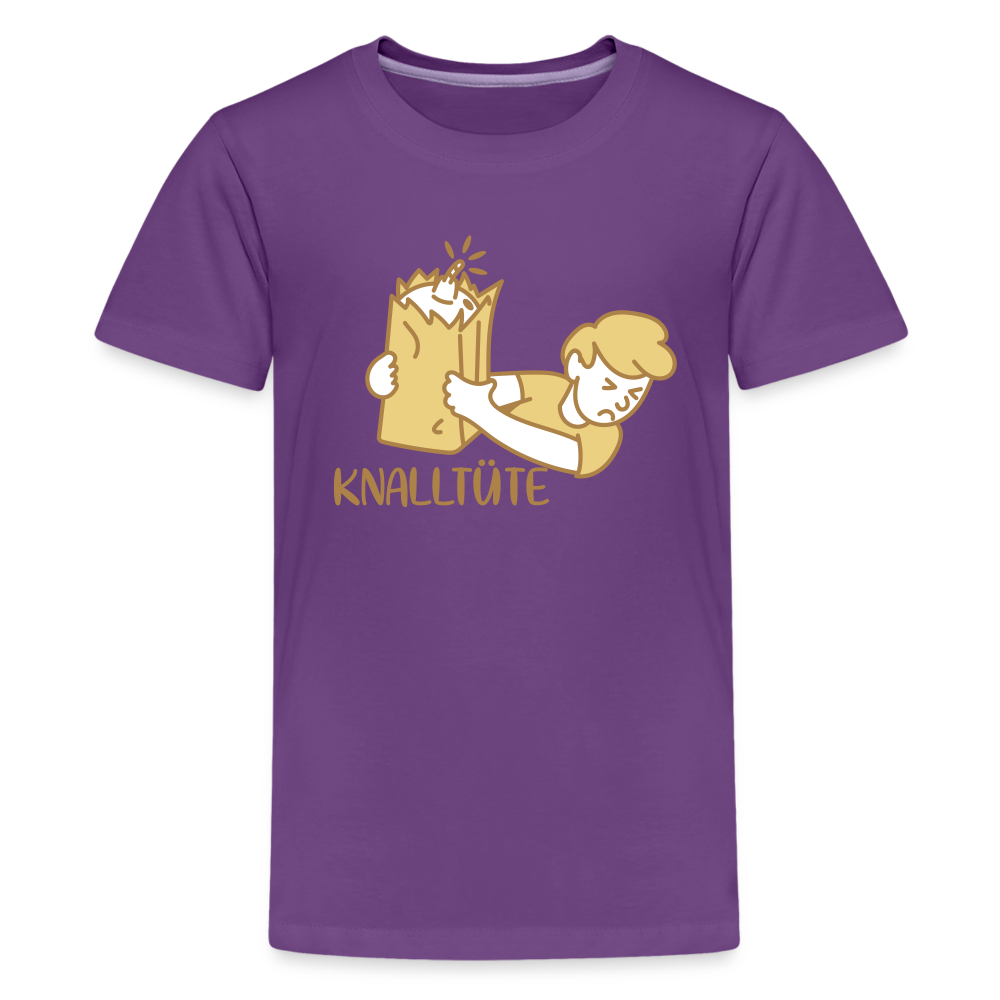 Knalltüte - Teenager Premium T-Shirt - Lila