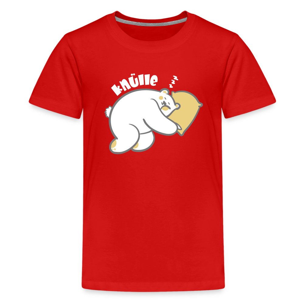 Knülle - Teenager Premium T-Shirt - Rot